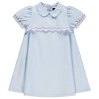 Scalloped Bib s/s Dress