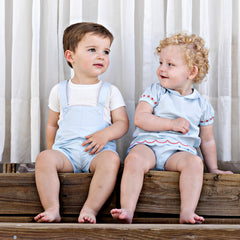 Checked Trim Overalls