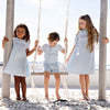 Scalloped Bib Dress