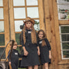 Sherpa Patch Sweat Dress