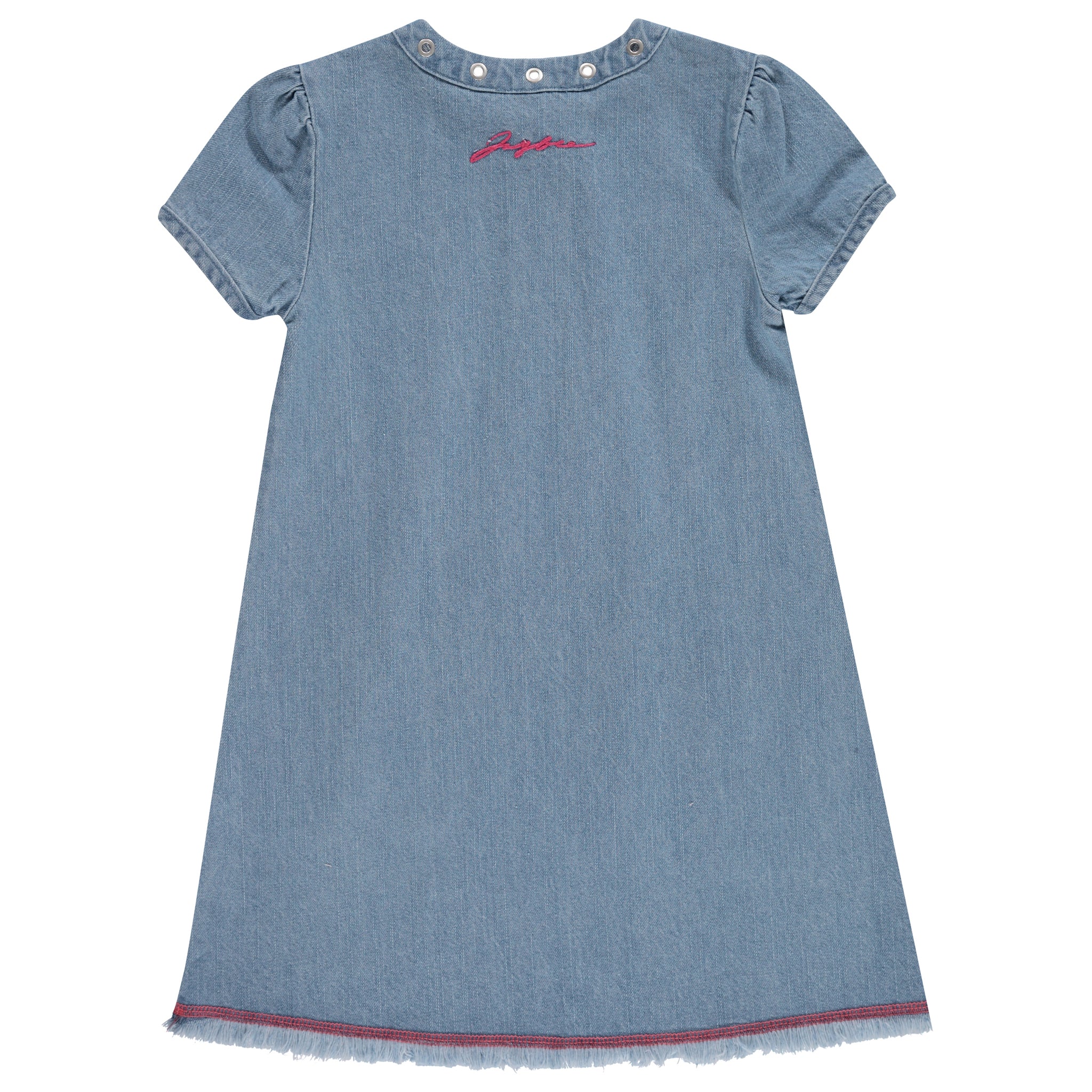 Denim Grommet Dress