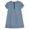 Denim Grommet Dress