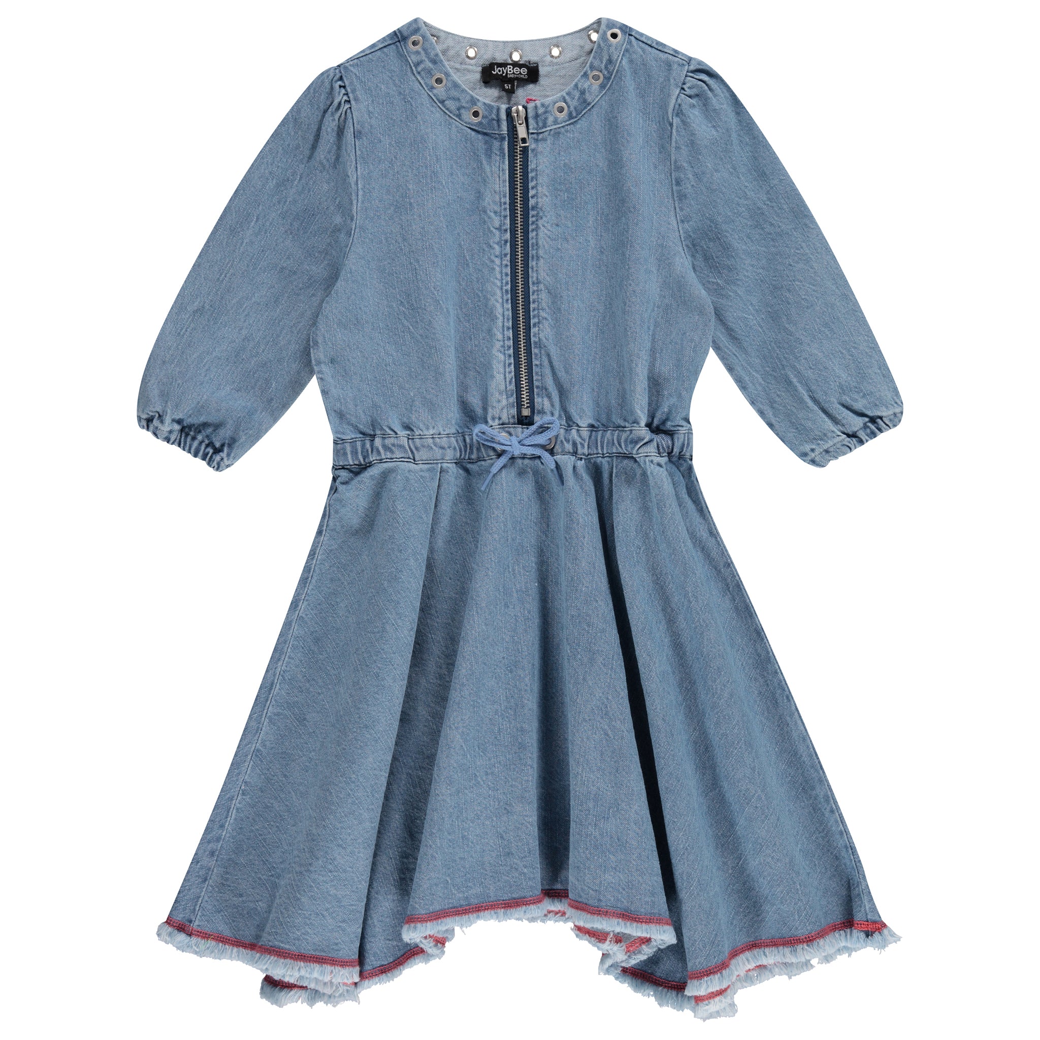 Denim Grommet Dress