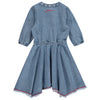 Denim Grommet Dress