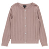 Scallop Trim Knit Cardigan