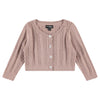 Scallop Trim Cropped Sweater