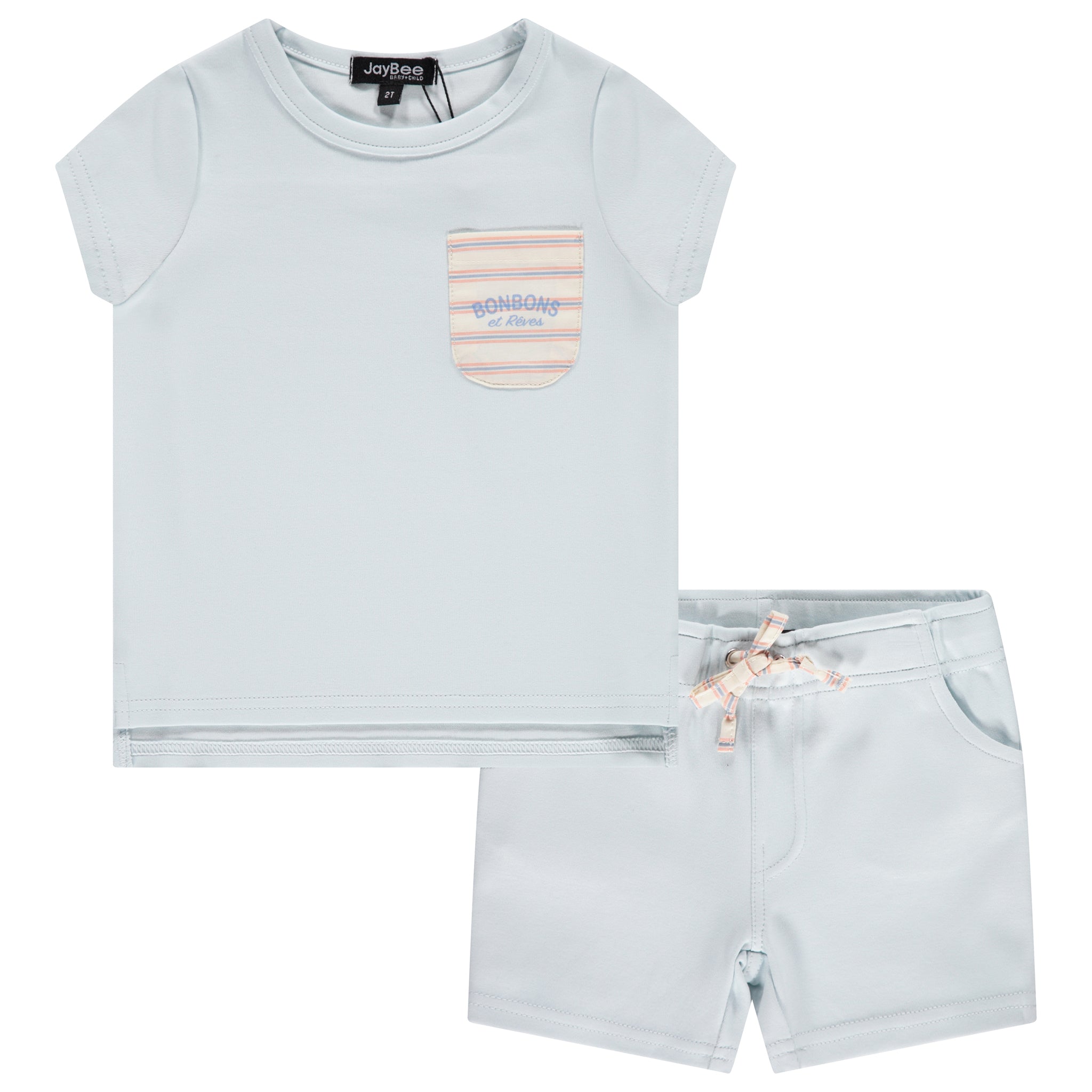 Bonbon Pocket Tee and Shorts Set