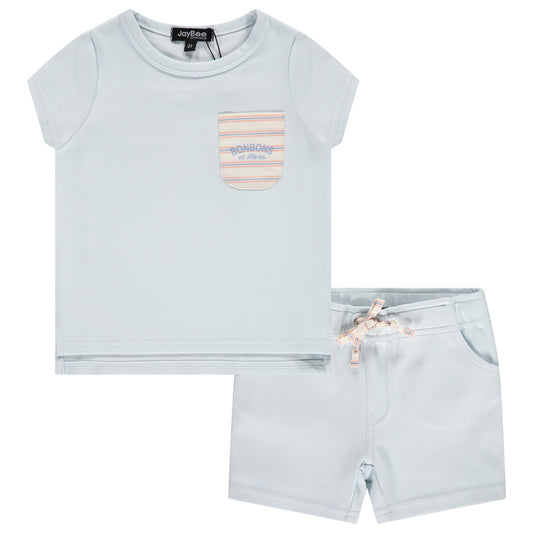 Bonbon Pocket Tee and Shorts Set