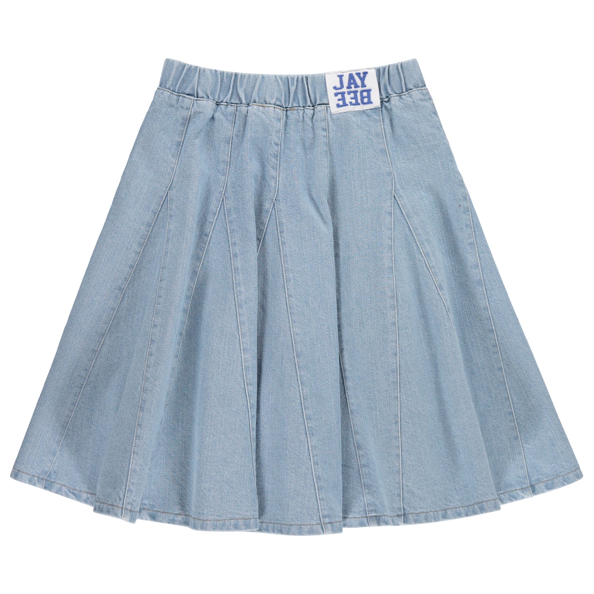 Denim Panel Skirt