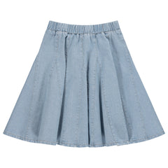Denim Panel Skirt