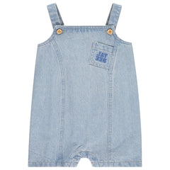 Denim Panel Overalls