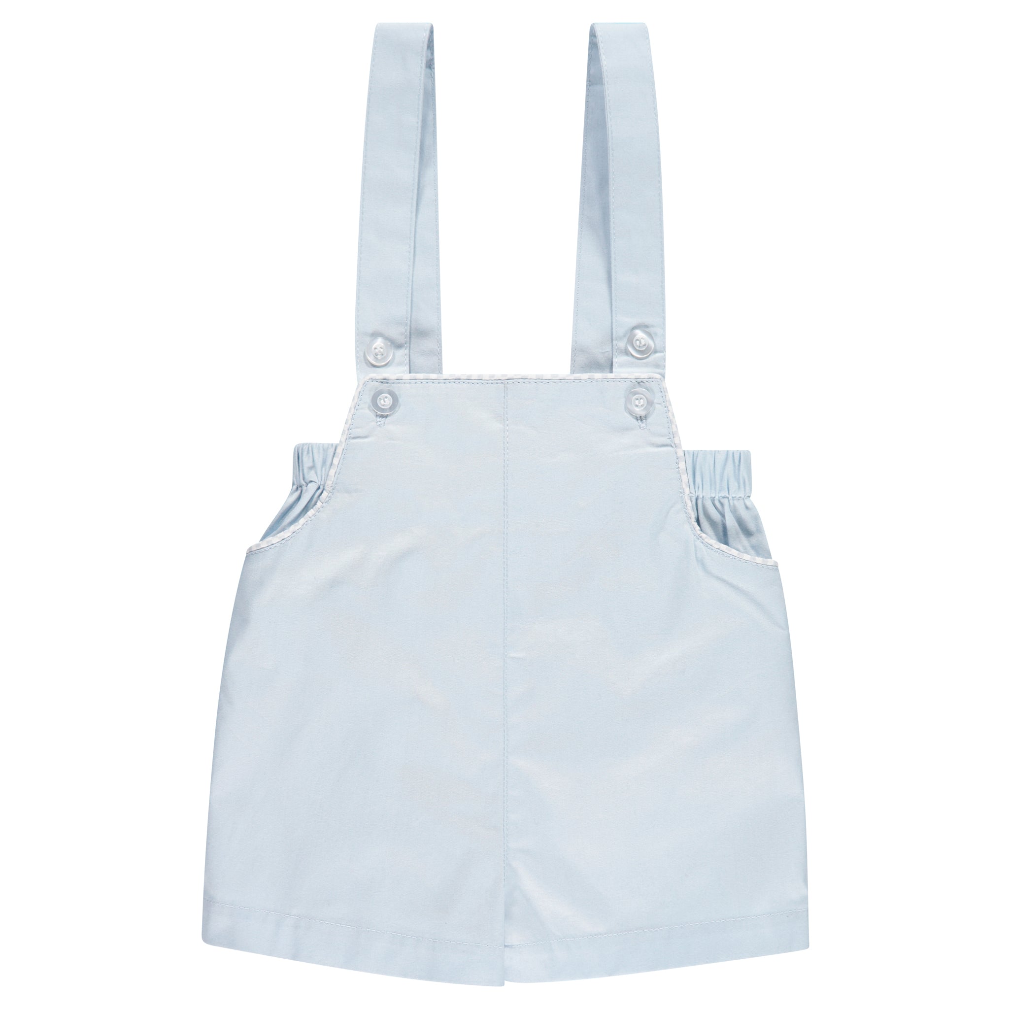 Checked Trim Overalls
