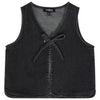 Denim Bow Vest
