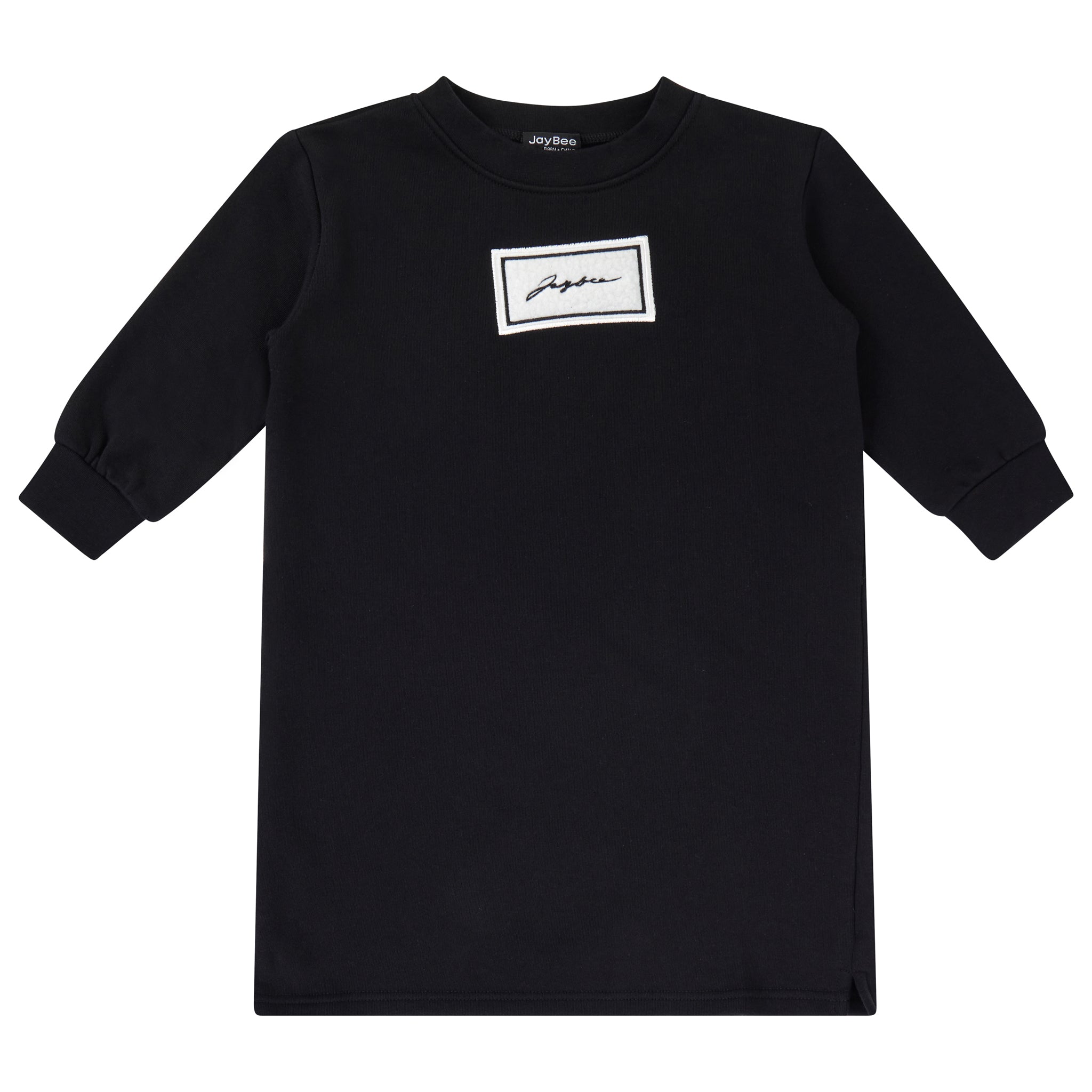 Sherpa Patch Sweat Dress