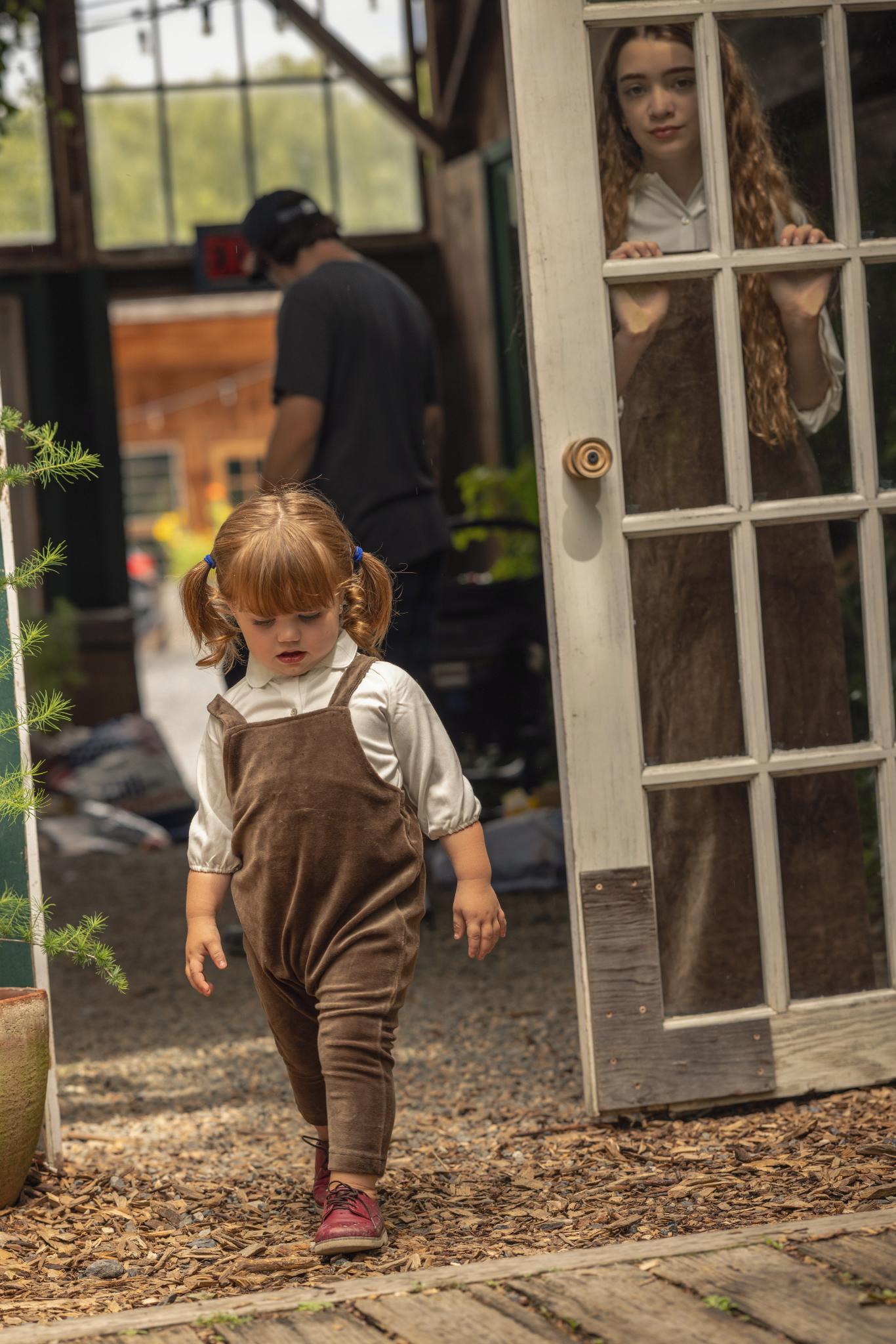 Velour Pinafore Maxi